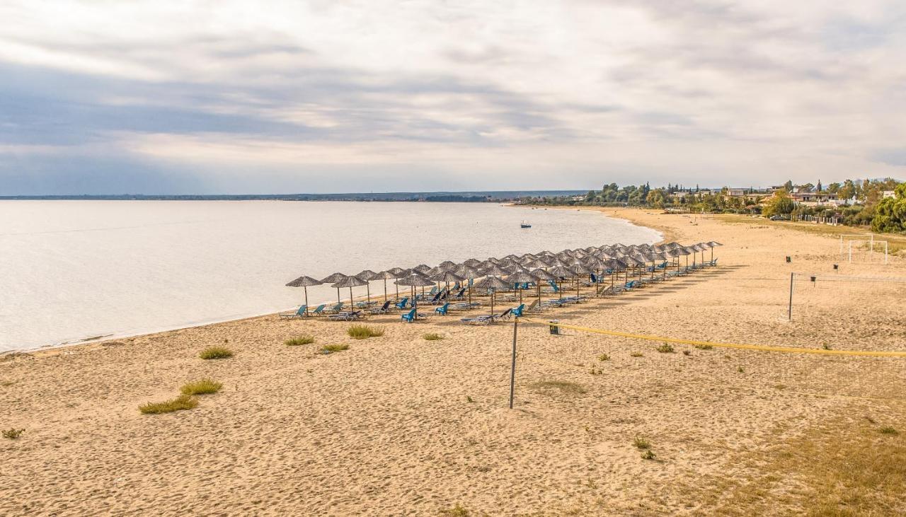 Coral Blue Beach Hotel Gerakini Bagian luar foto